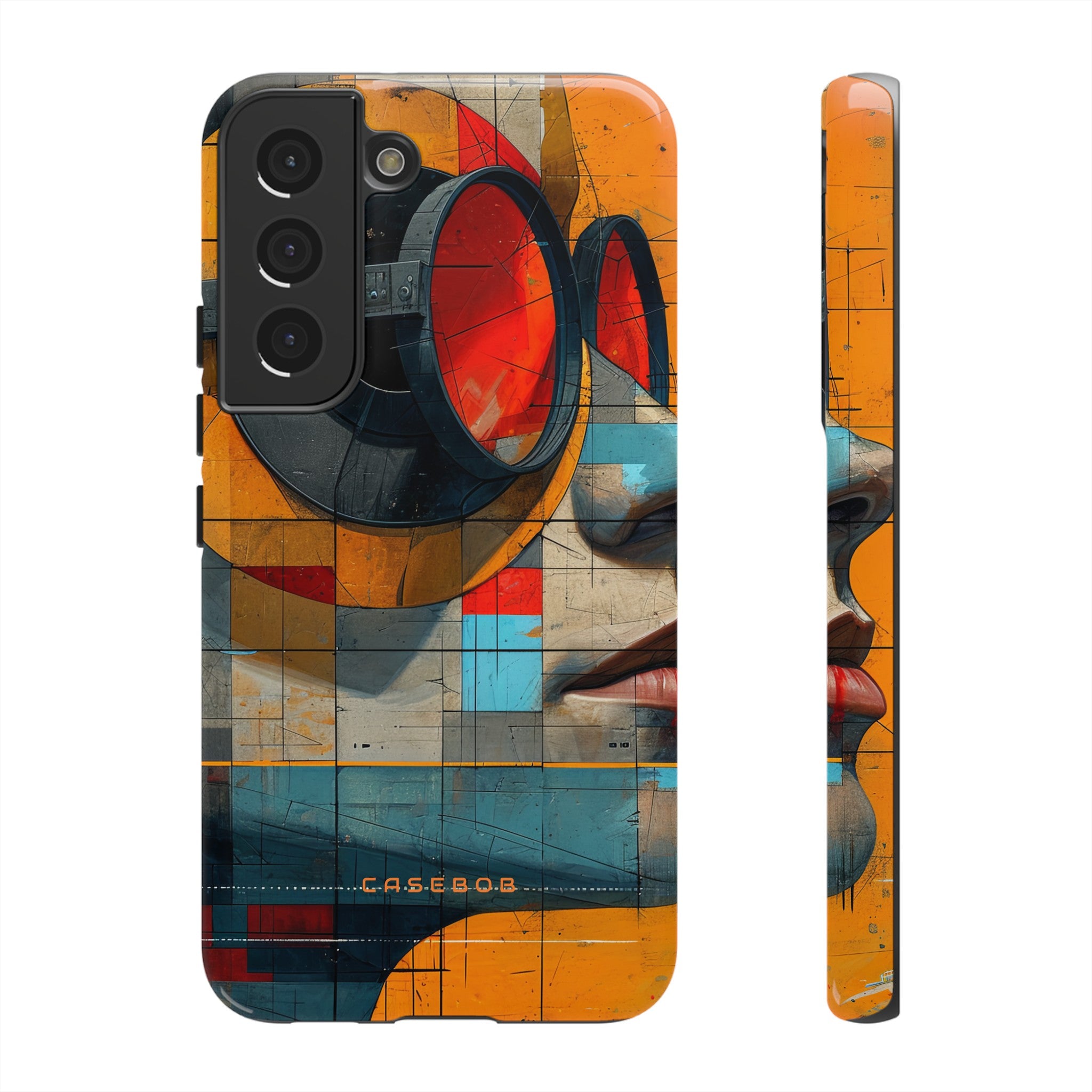 Cartoon Geometry Fusion - Protective Phone Case