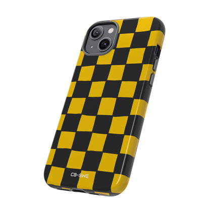 Yellow Squares Dance - iPhone Case