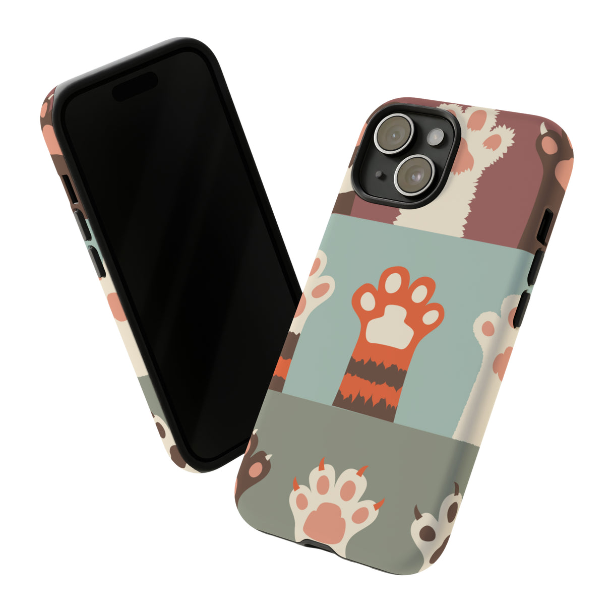 Vintage Cat Paw - Protective Phone Case