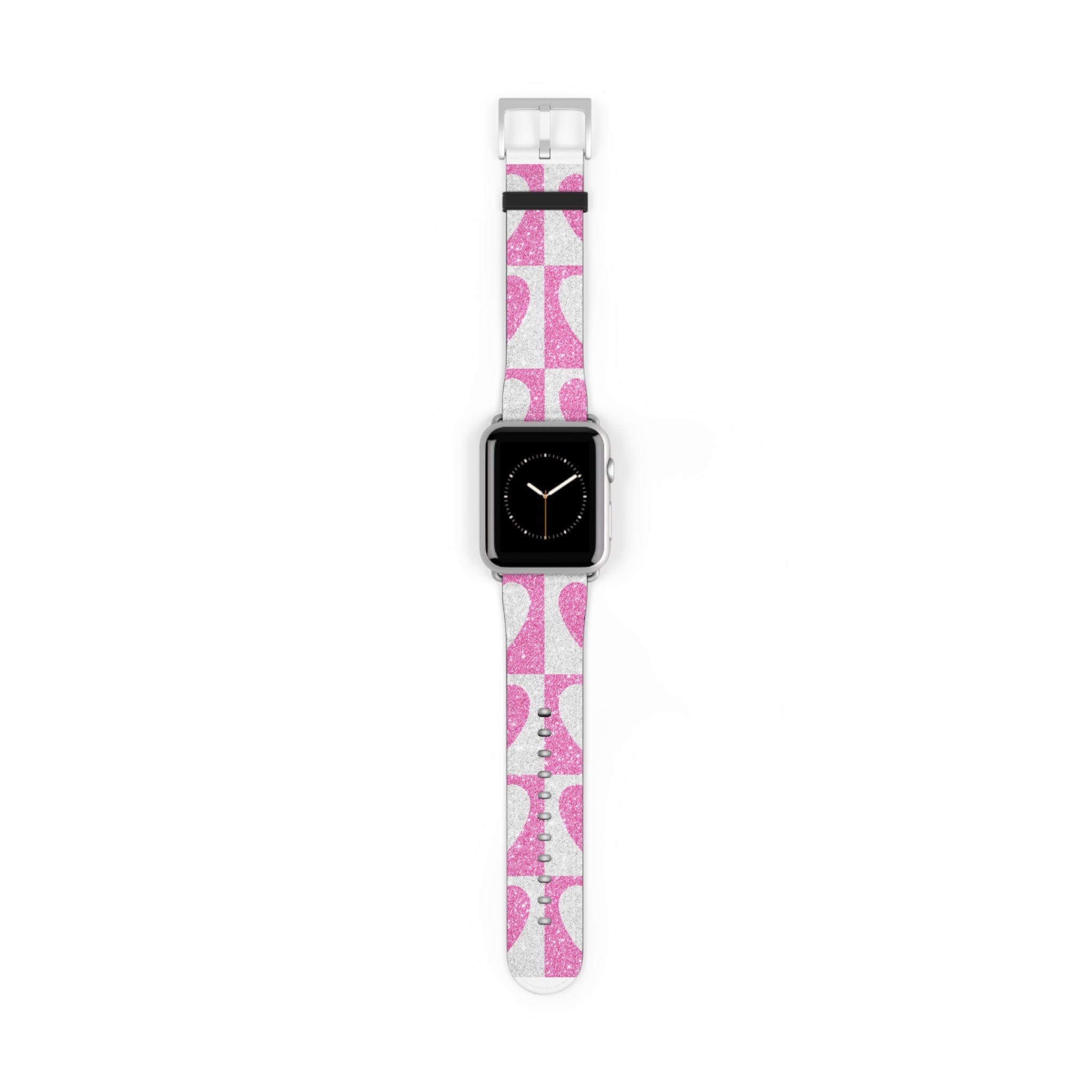 Glitter Heartgrid - Watch Band
