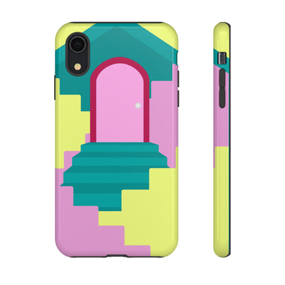 Vector Illustration of Stairs - Protective Phone Case