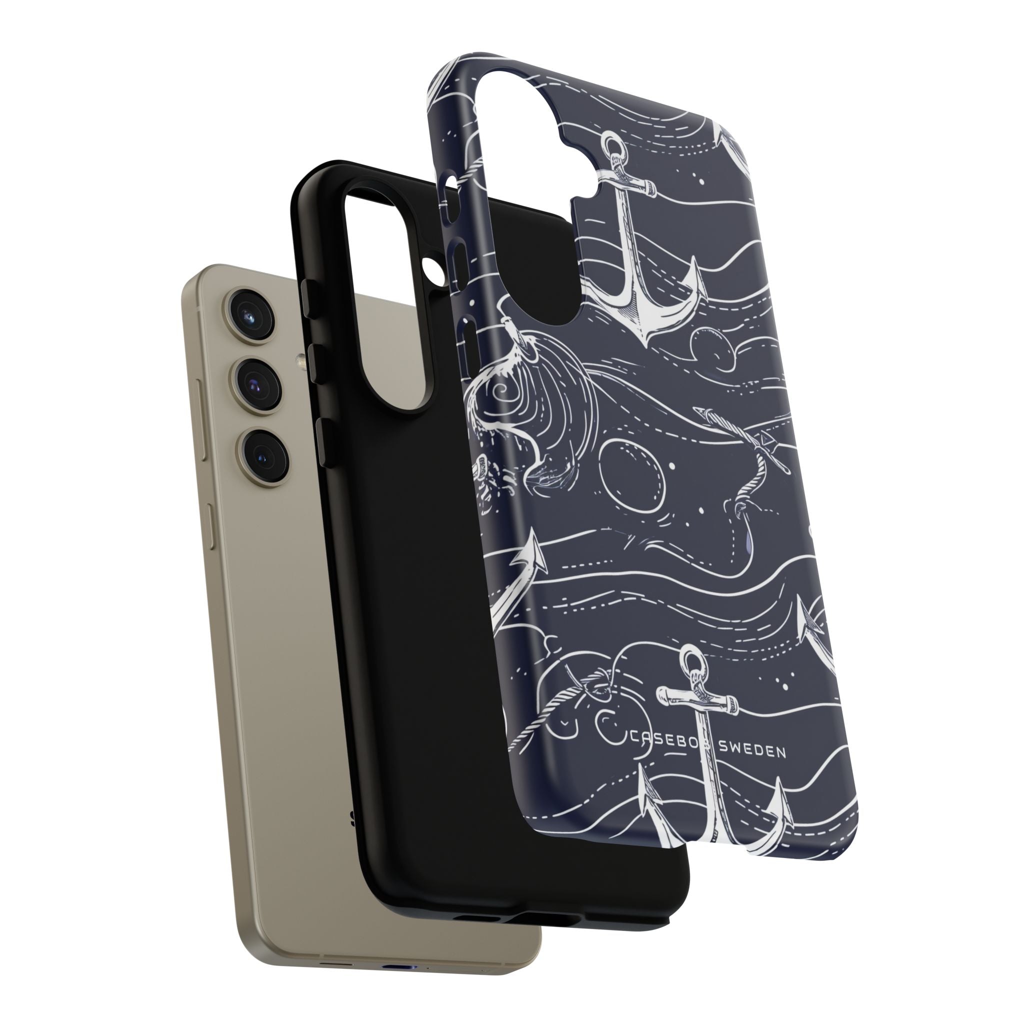 Gradient Anchorflow Waves Samsung S24 - Tough Phone Case