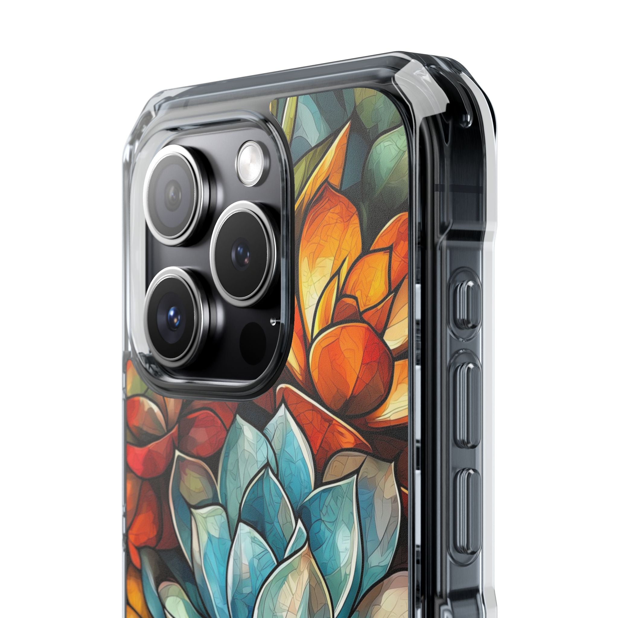 Vibrant Succulent Garden iPhone Case - Impact