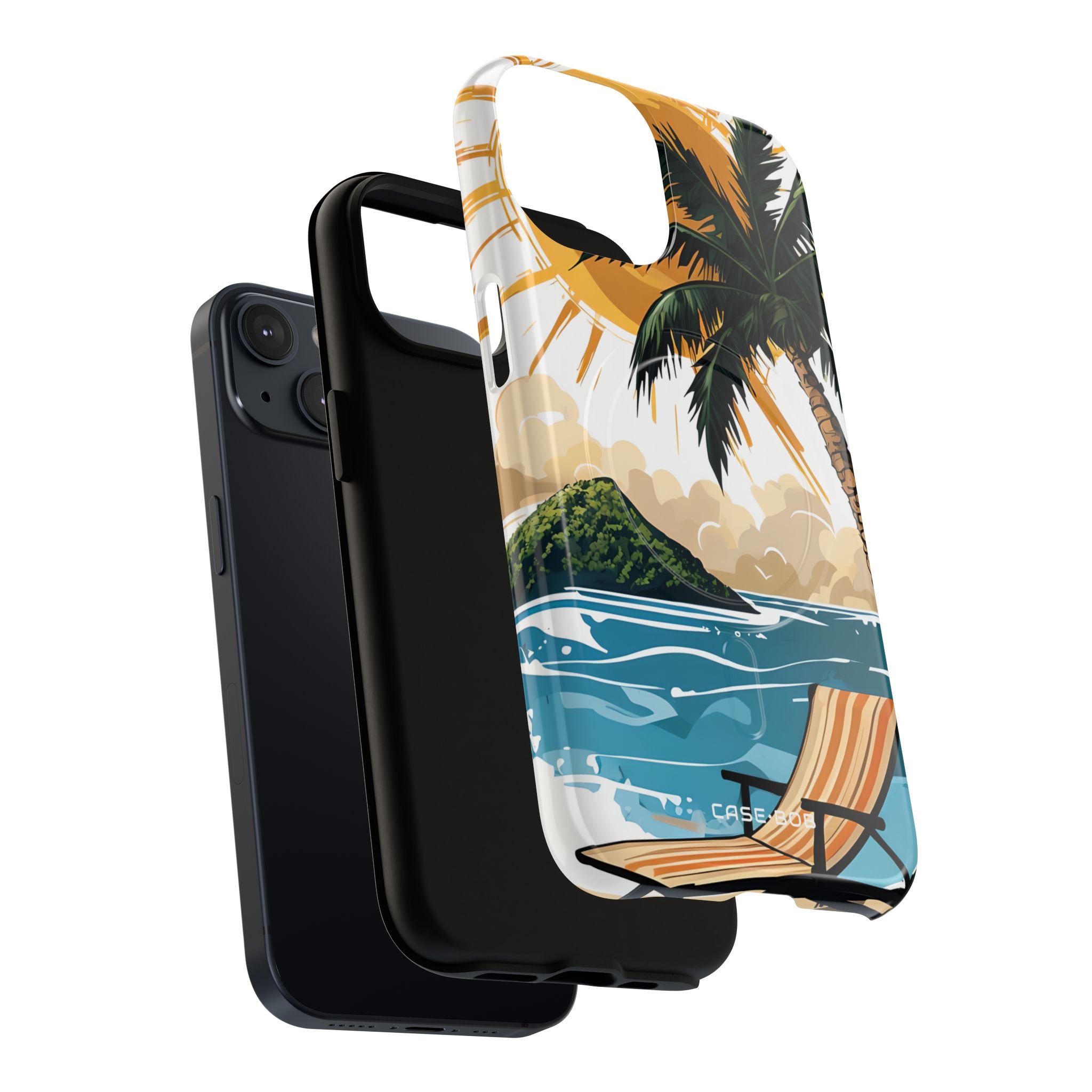 Sunny Palm Breeze iPhone 14 Case - Tough+