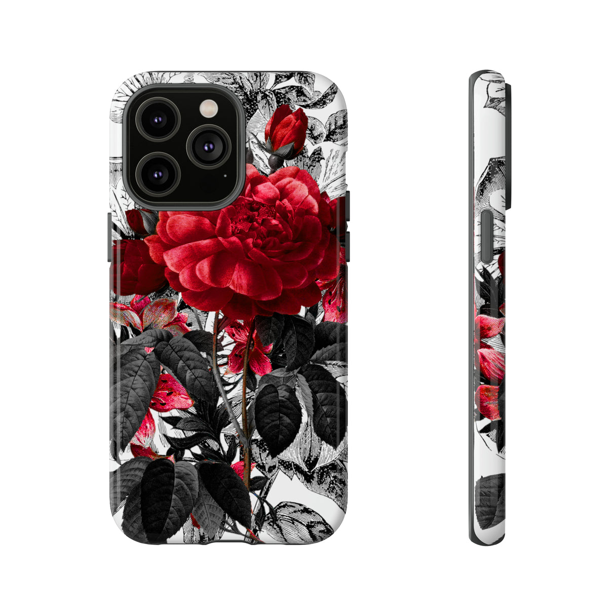 Grunicked Gothic Flower - Protective Phone Case