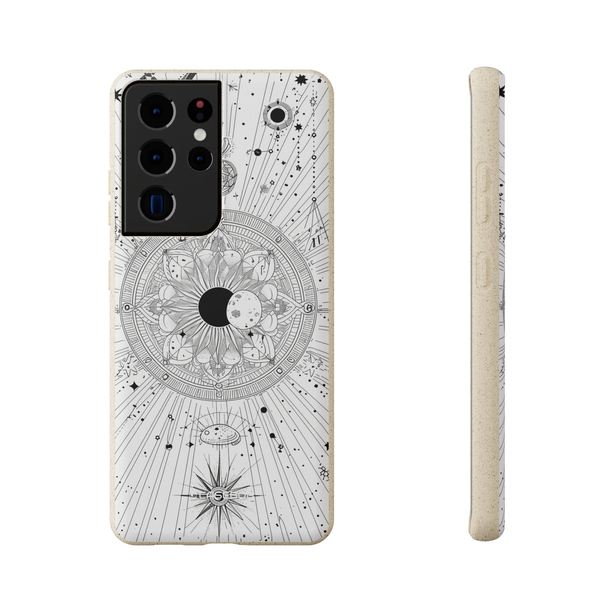 Celestial Mandala Mystique | Biodegradable Phone Case