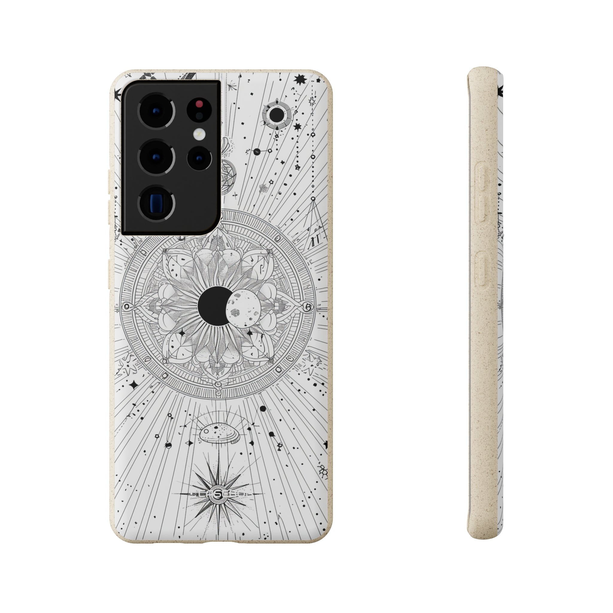 Celestial Mandala Mystique | Biodegradable Phone Case