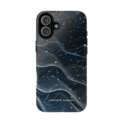 Gradient Neural Waves iPhone 16 - Tough Phone Case