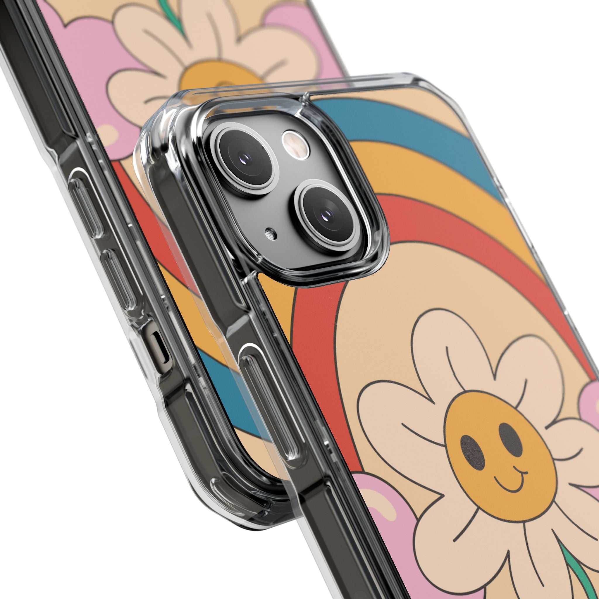 Joyful Retro Bloom iPhone Case - Impact