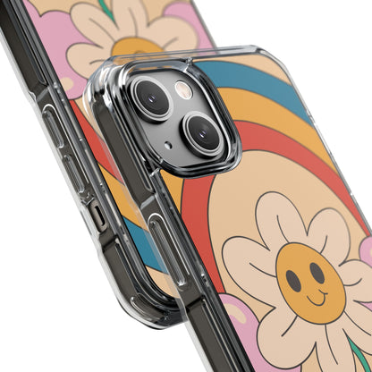 Joyful Retro Bloom iPhone Case - Impact