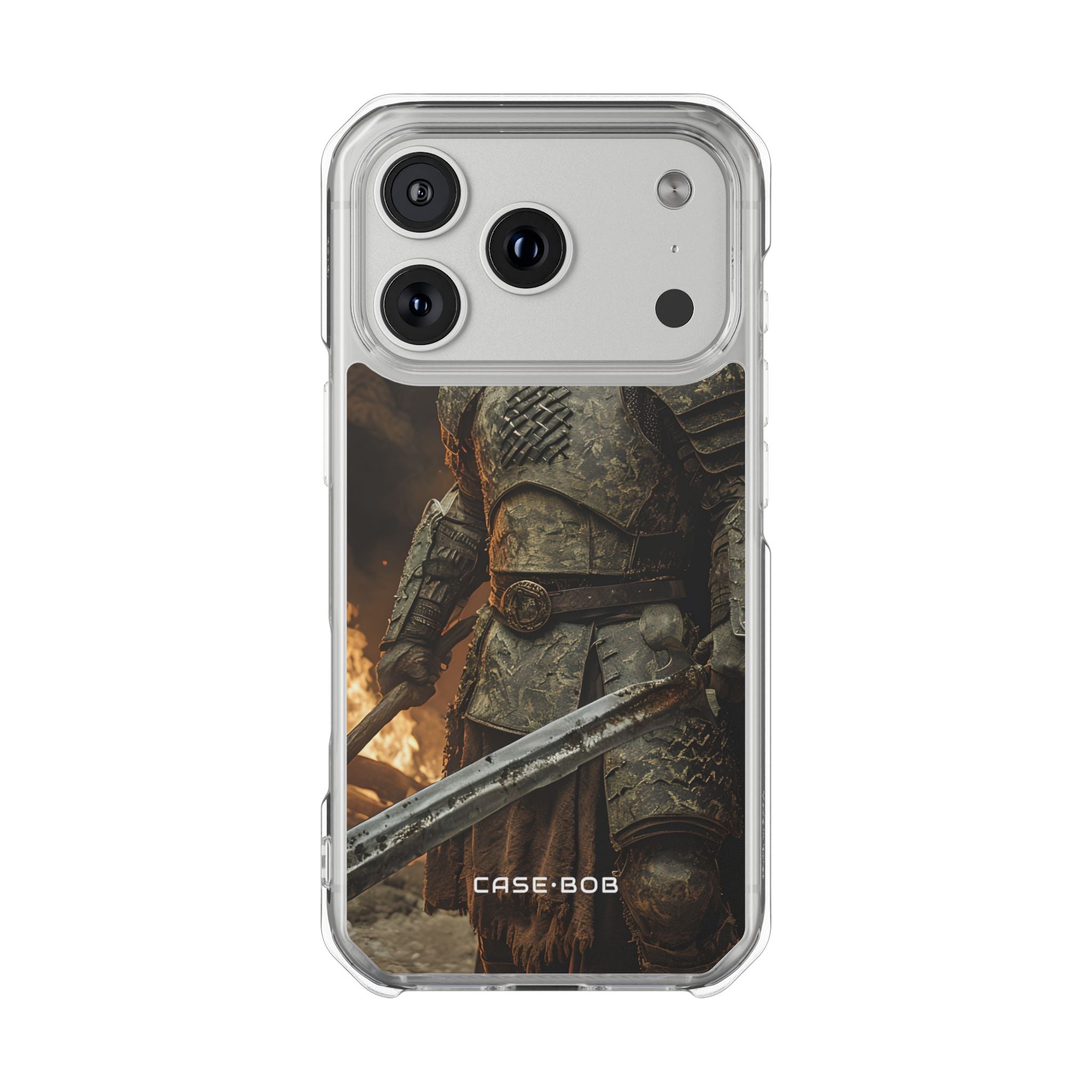 Horned Knight Flame iPhone 17 Pro Case - Impact