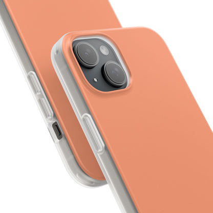 Light Salmon iPhone 15 - Flexi Phone Case