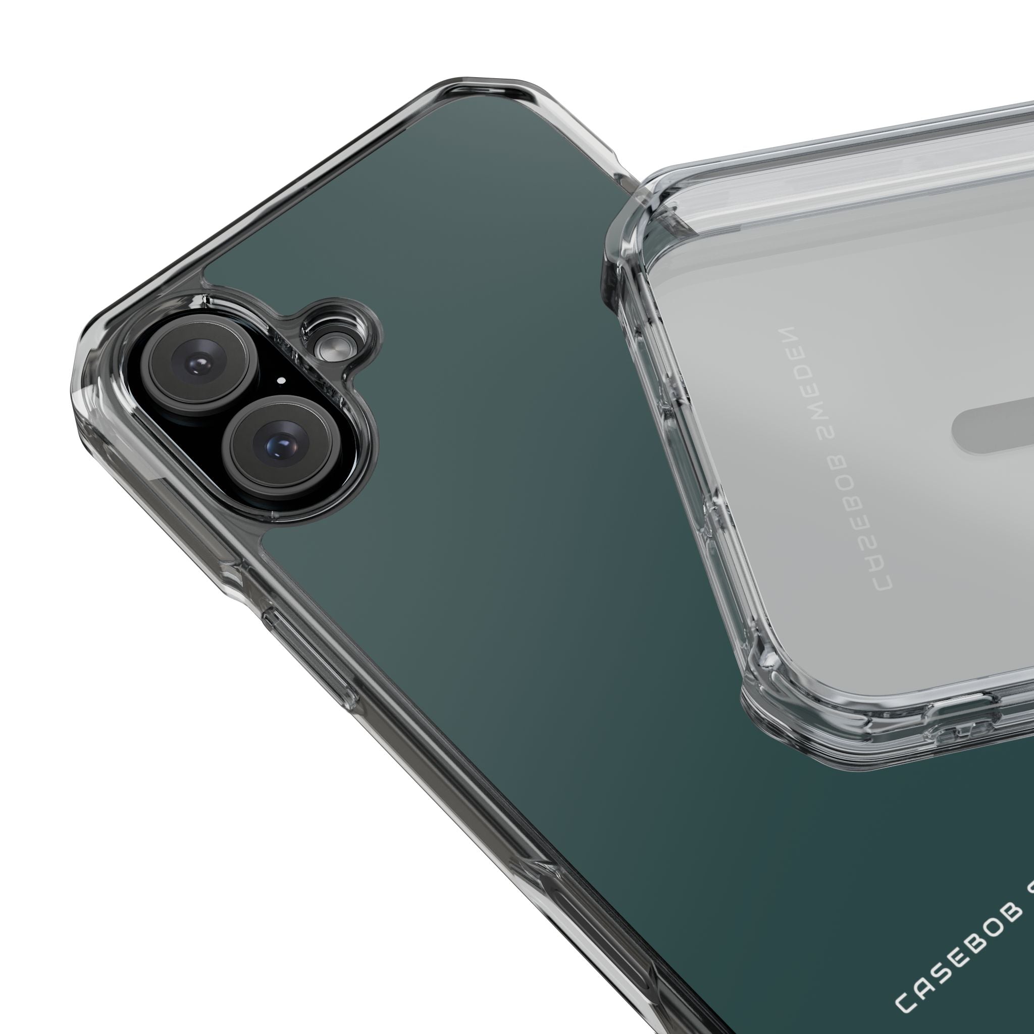 Dark Slate Gray iPhone 16 - Clear Impact Phone Case