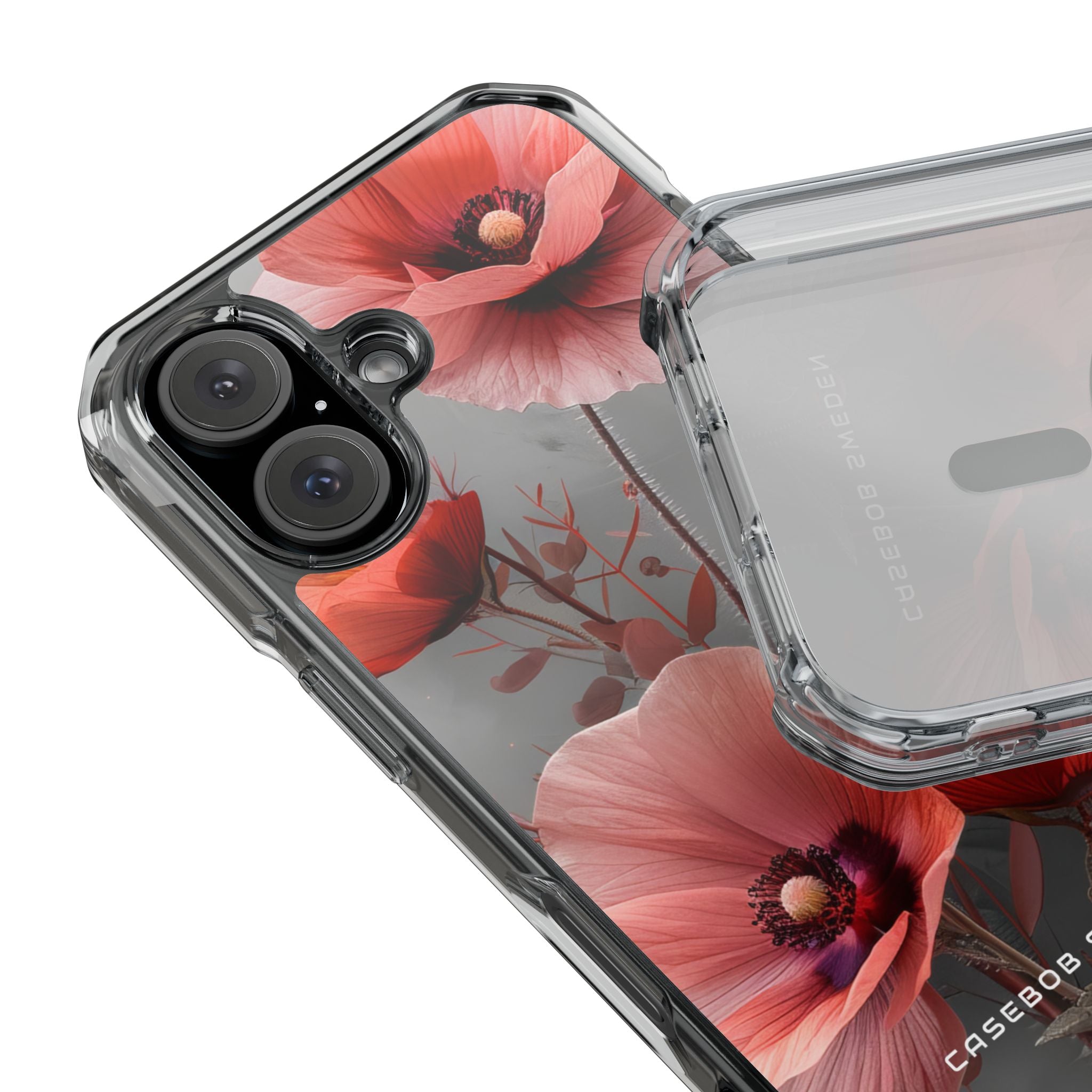 Ethereal Floral Elegance iPhone 16 - Clear Impact Phone Case