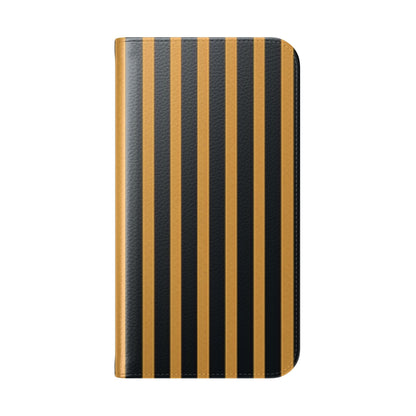 Golden Stripes - iPhone 15 Pro Case - Wallet