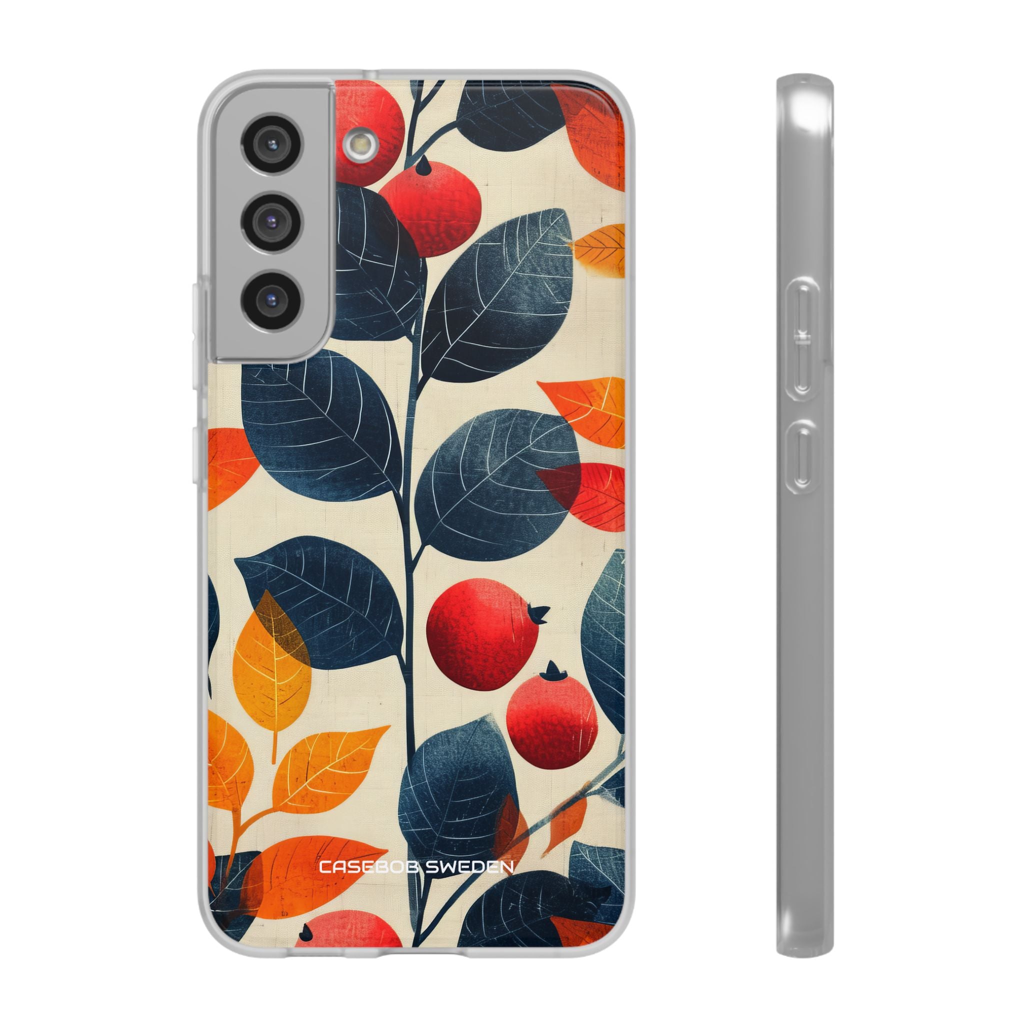 Autumn Nature Pattern - Flexi Samsung S22 Phone Case