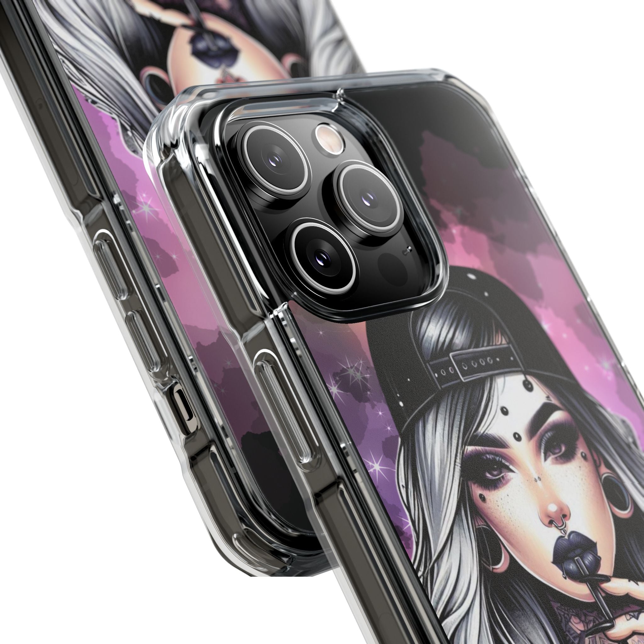 Silver Sip Nebula iPhone 14 Pro Max Case - Impact