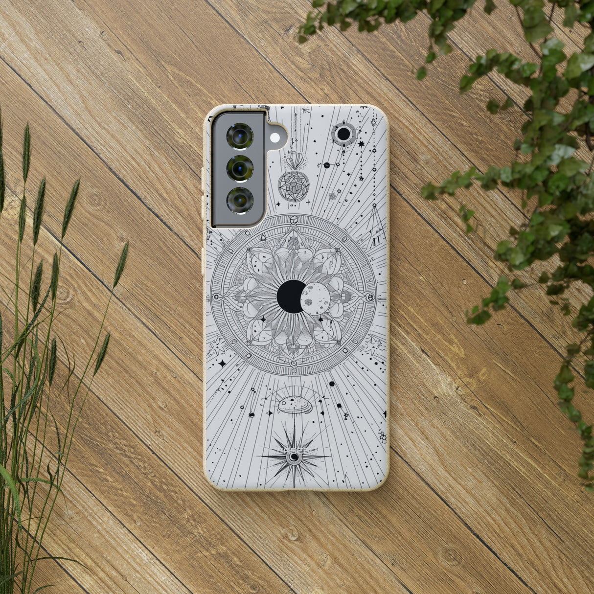 Celestial Mandala Mystique | Biodegradable Phone Case