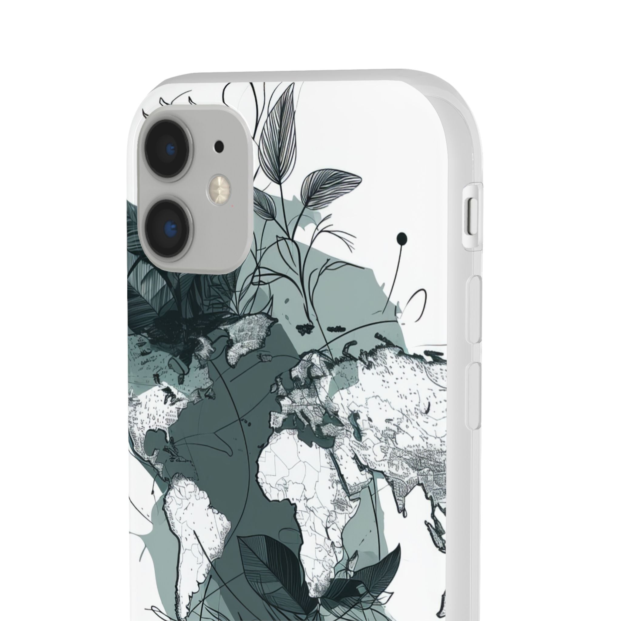 Botanical Cartography | Flexible Phone Case for iPhone