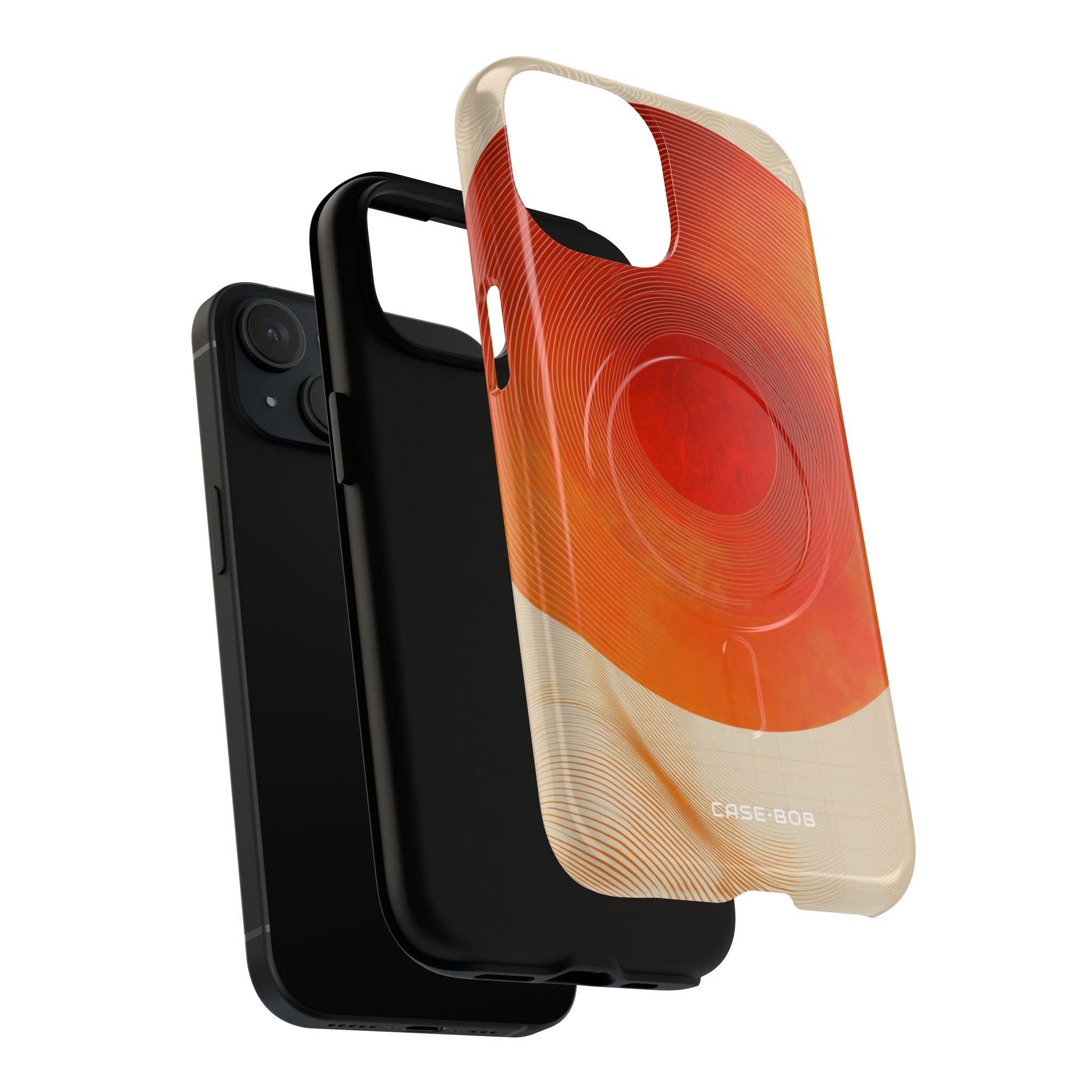 Sunburst Swirl iPhone 15 Case - Tough+