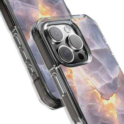 Glowing Stone Fragments iPhone Case - Impact