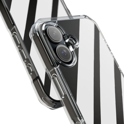 Monochrome Diagonal Symmetry iPhone Case - Impact