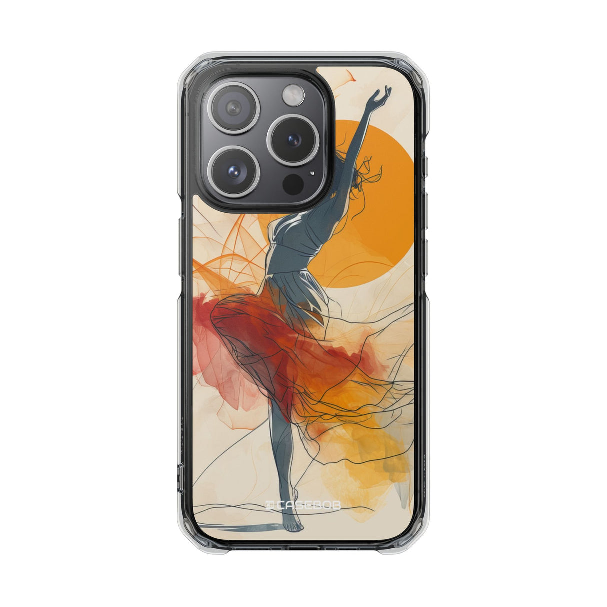 Sunlit Grace - Phone Case for iPhone (Clear Impact - Magnetic)