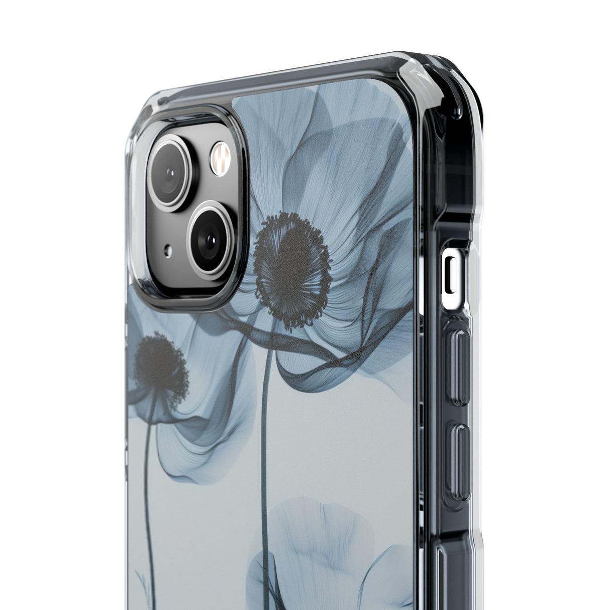 Tranquil Poppy Bloom – Handyhülle für iPhone (Clear Impact – Magnetisch) 