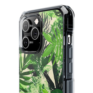 Pantone Greene Design | Handyhülle für iPhone (Clear Impact Case – magnetisch)