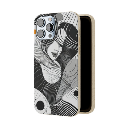 Fluid Noir Rhythm | Biodegradable Phone Case