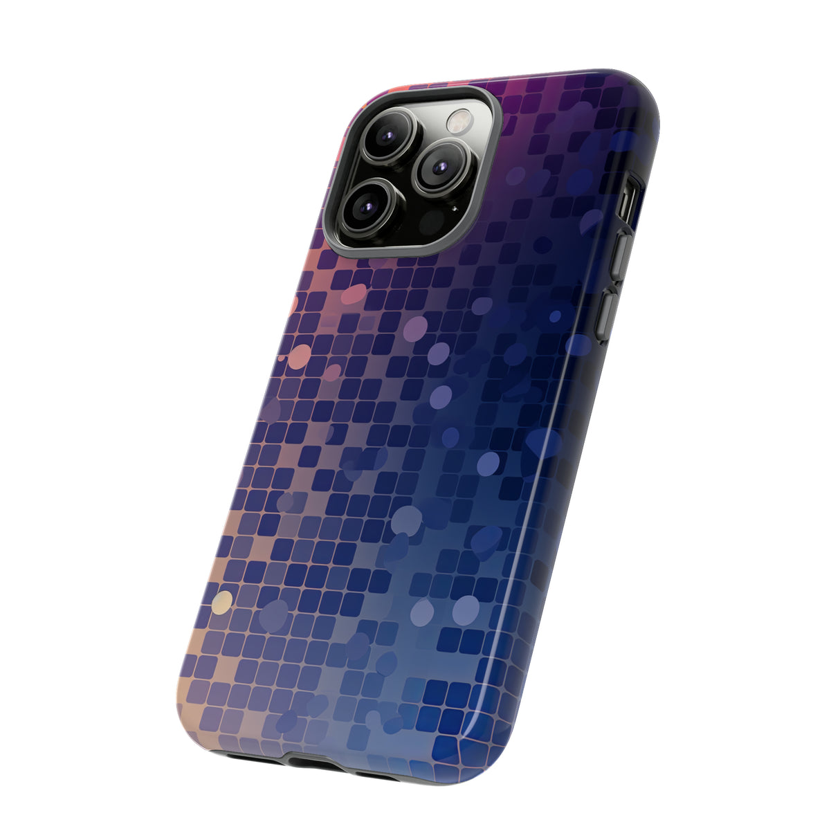 Azure Square: Blue Gradient - Protective Phone Case