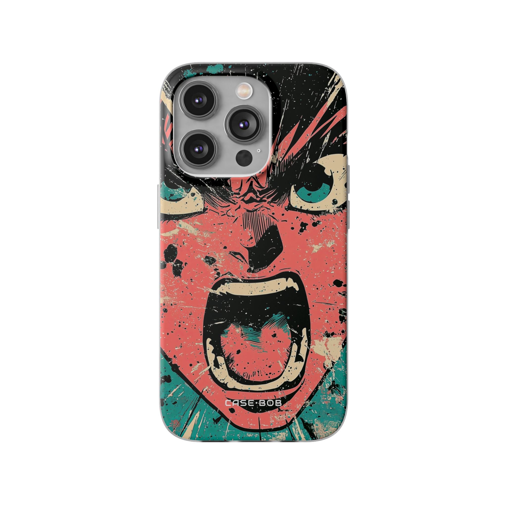 Screaming Face Pink iPhone 14 Pro Case - Soft