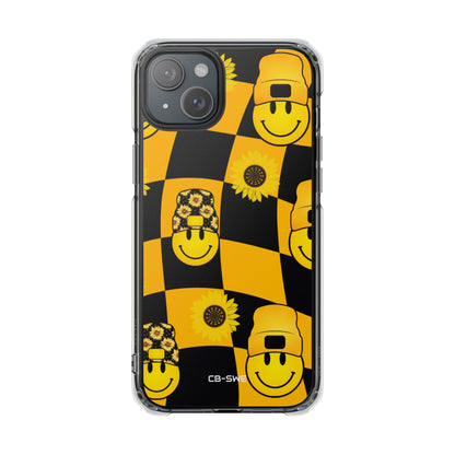 Joyful Checkered Smiles iPhone Case - Impact
