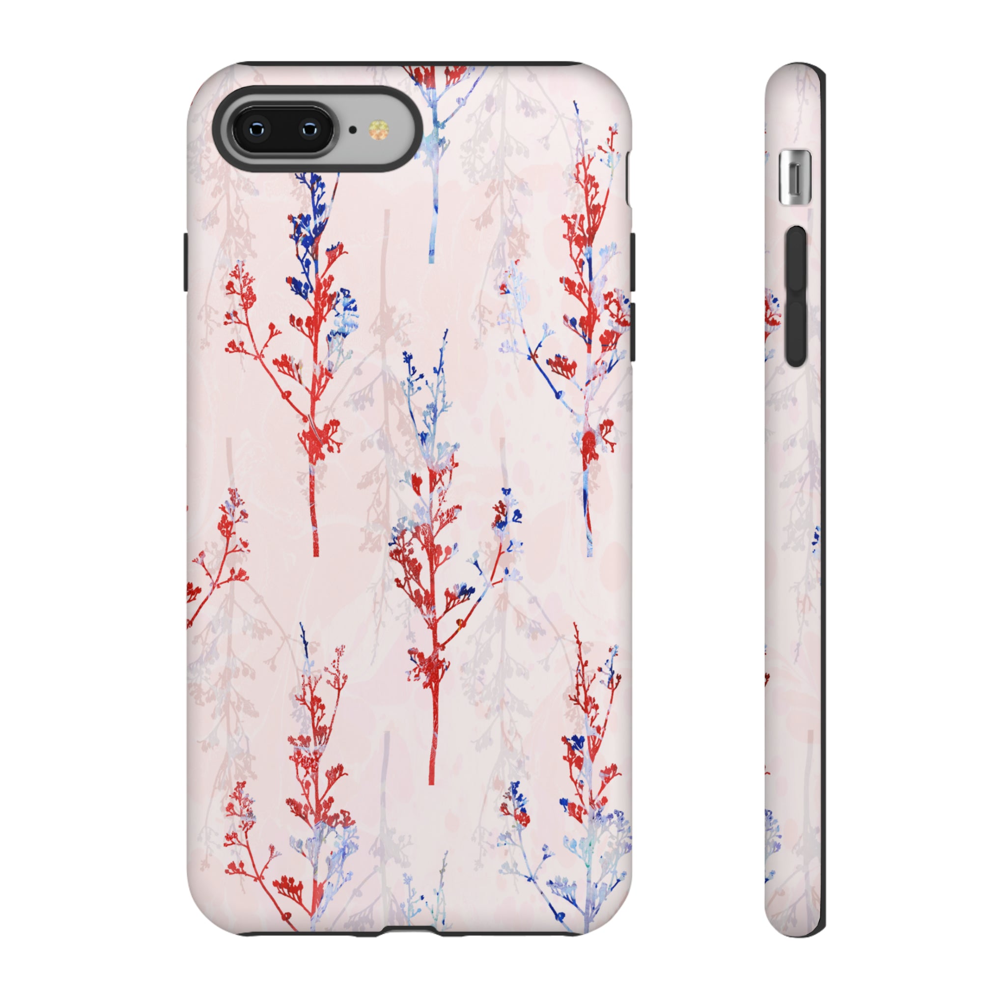 Pink Vintage Flowers - Protective Phone Case