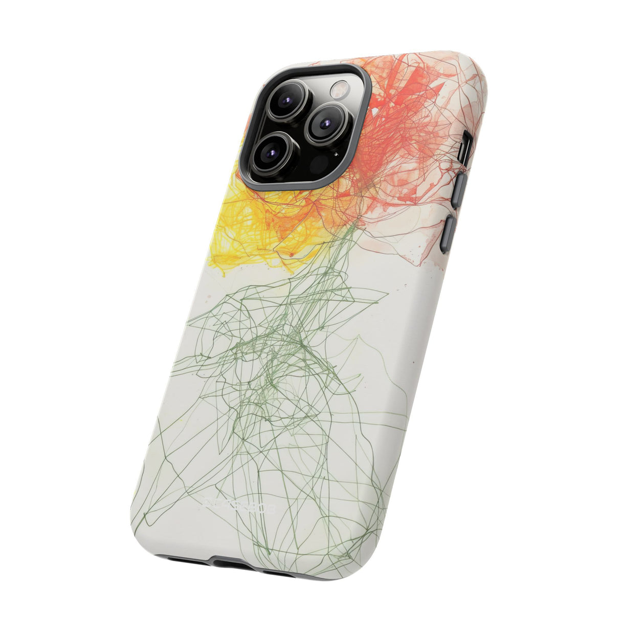 Fiery Blossom | Protective Phone Case for iPhone