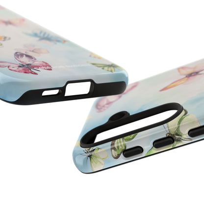 Watercolor Butterfly Bliss - Tough Samsung S24 Phone Case