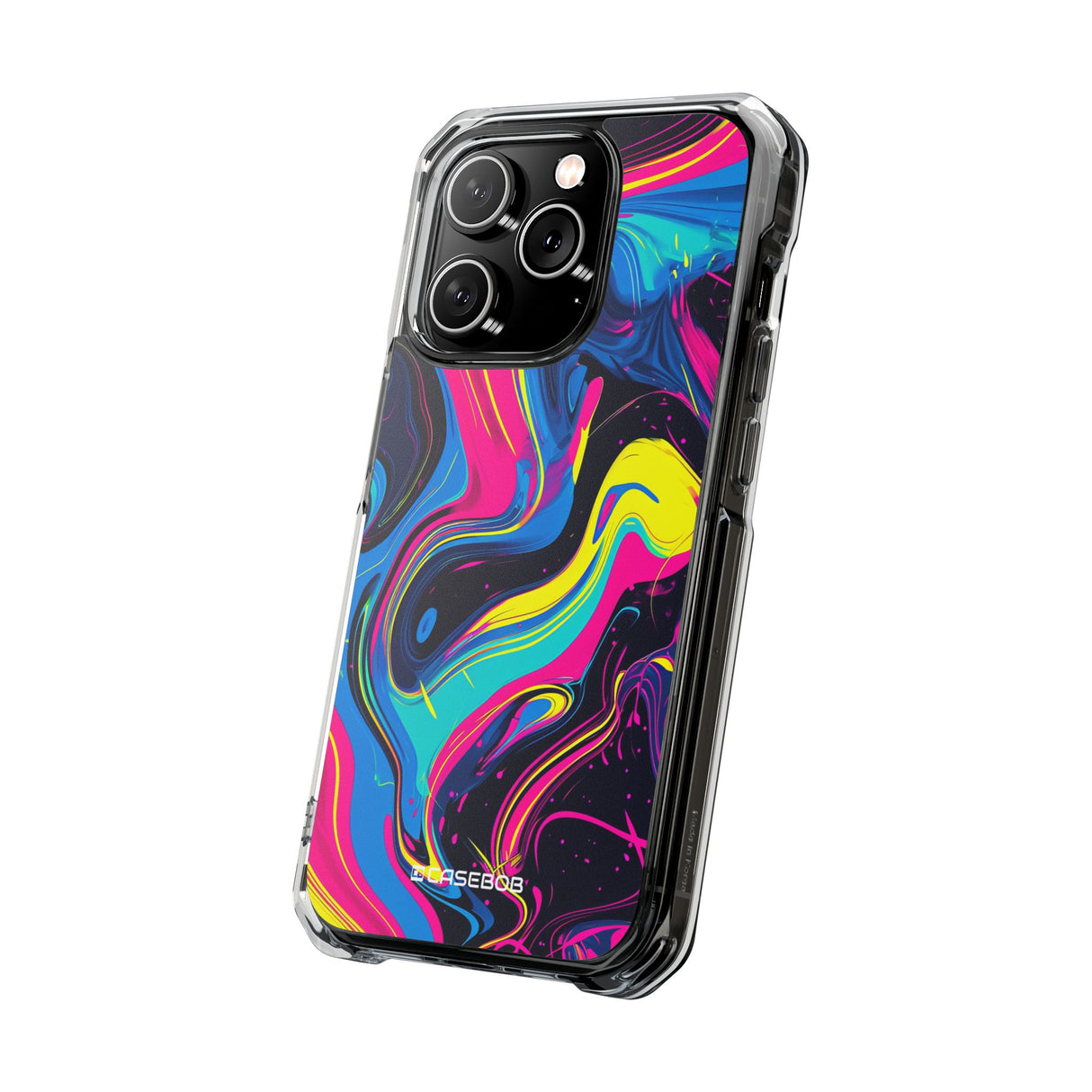 Pantone Neon Patterns | Handyhülle für iPhone (Clear Impact Case – magnetisch)