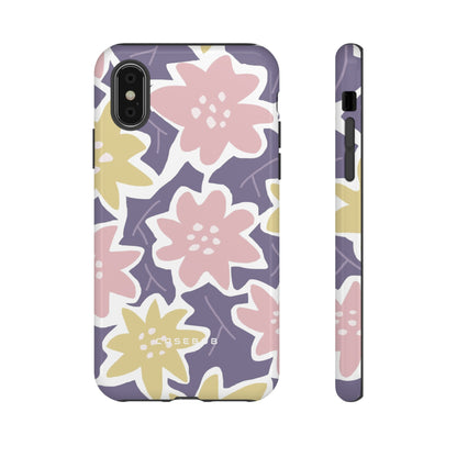 Purple Happy Flower - Protective Phone Case