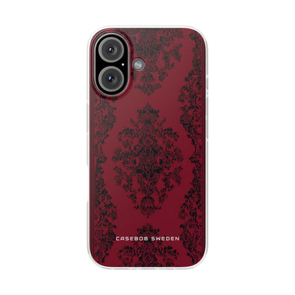 Gothic Crimson Elegance iPhone 16 - Flexi Phone Case