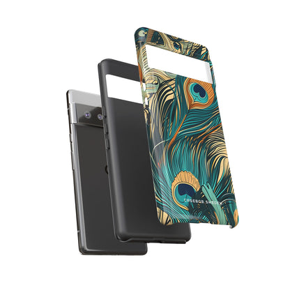 Art Nouveau Peacock Elegance Google Pixel 6 - Tough Phone Case