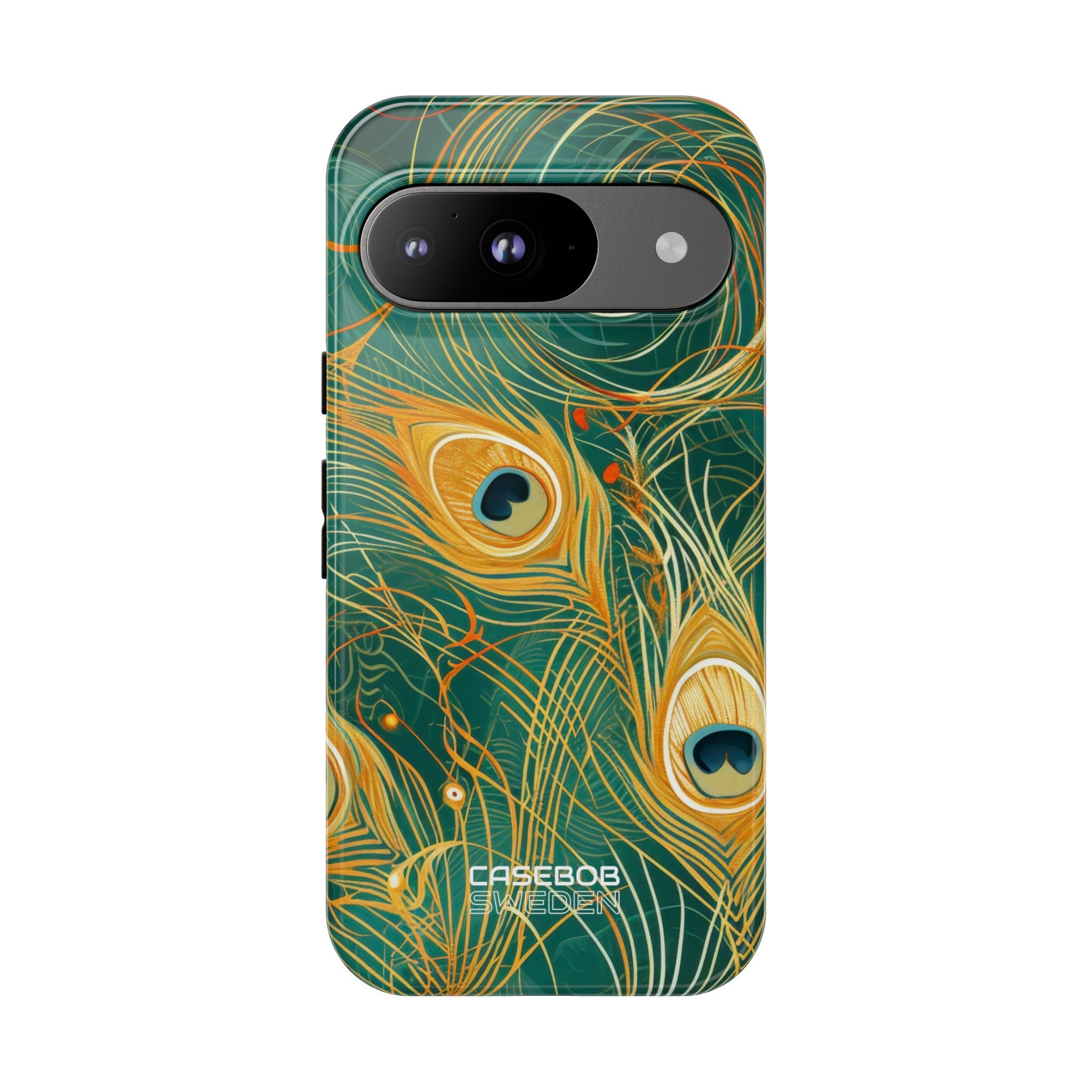 Vibrant Peacock Whirl Google Pixel 9 - Tough