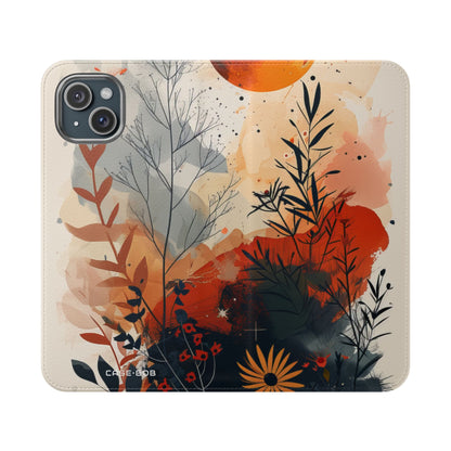 Solar Bloom - iPhone 15 Plus Case - Wallet