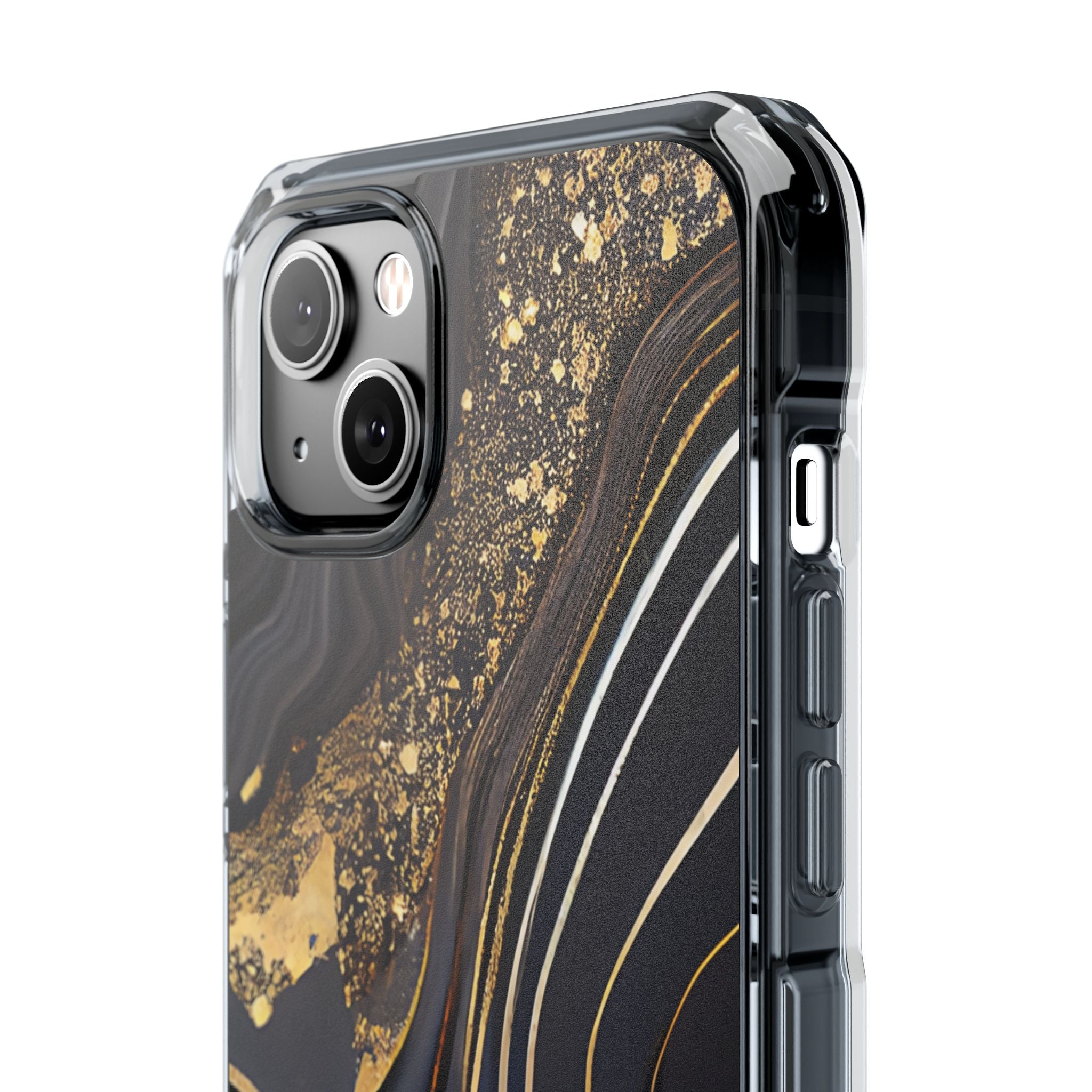 Elegant Gold Streams iPhone Case - Impact