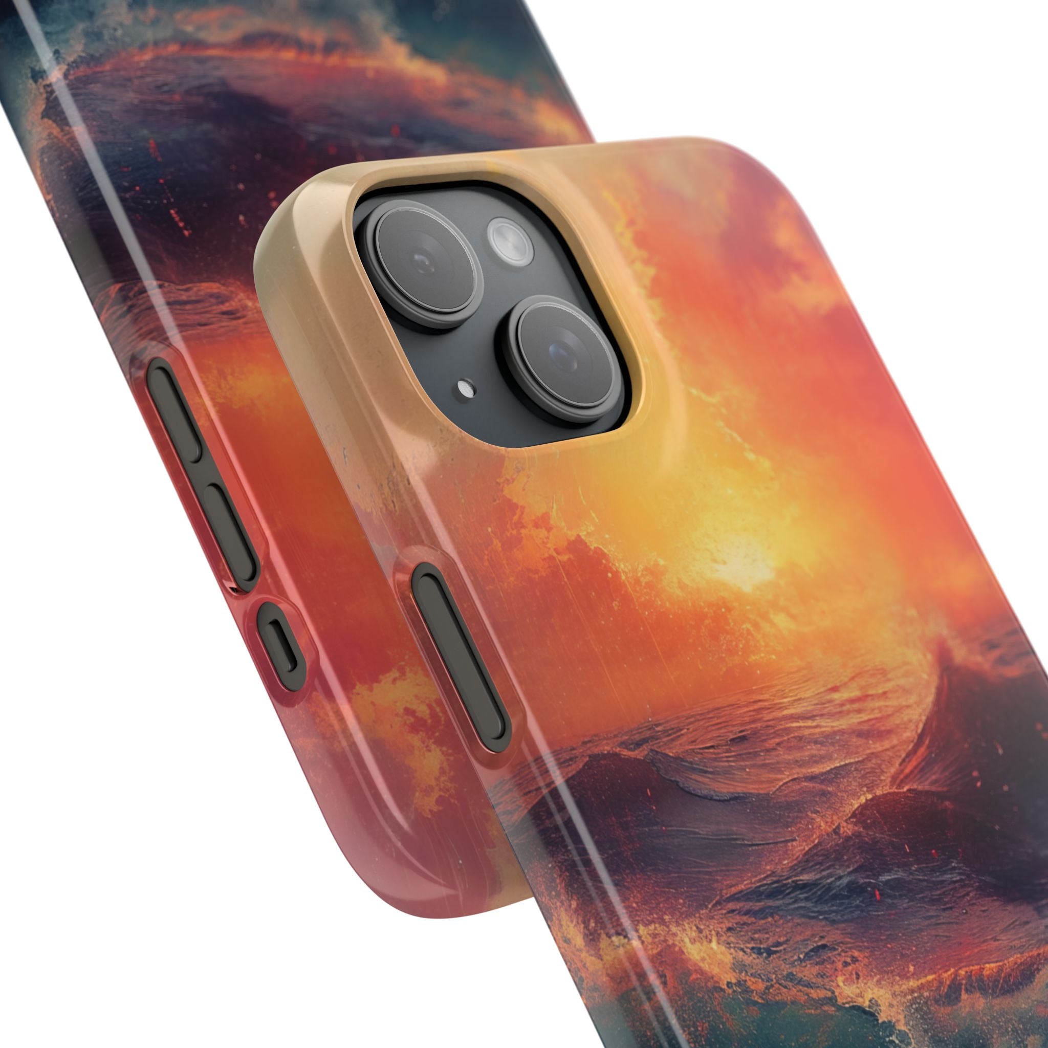 Ocean Sunset Waves - Slim iPhone 15 Phone Case