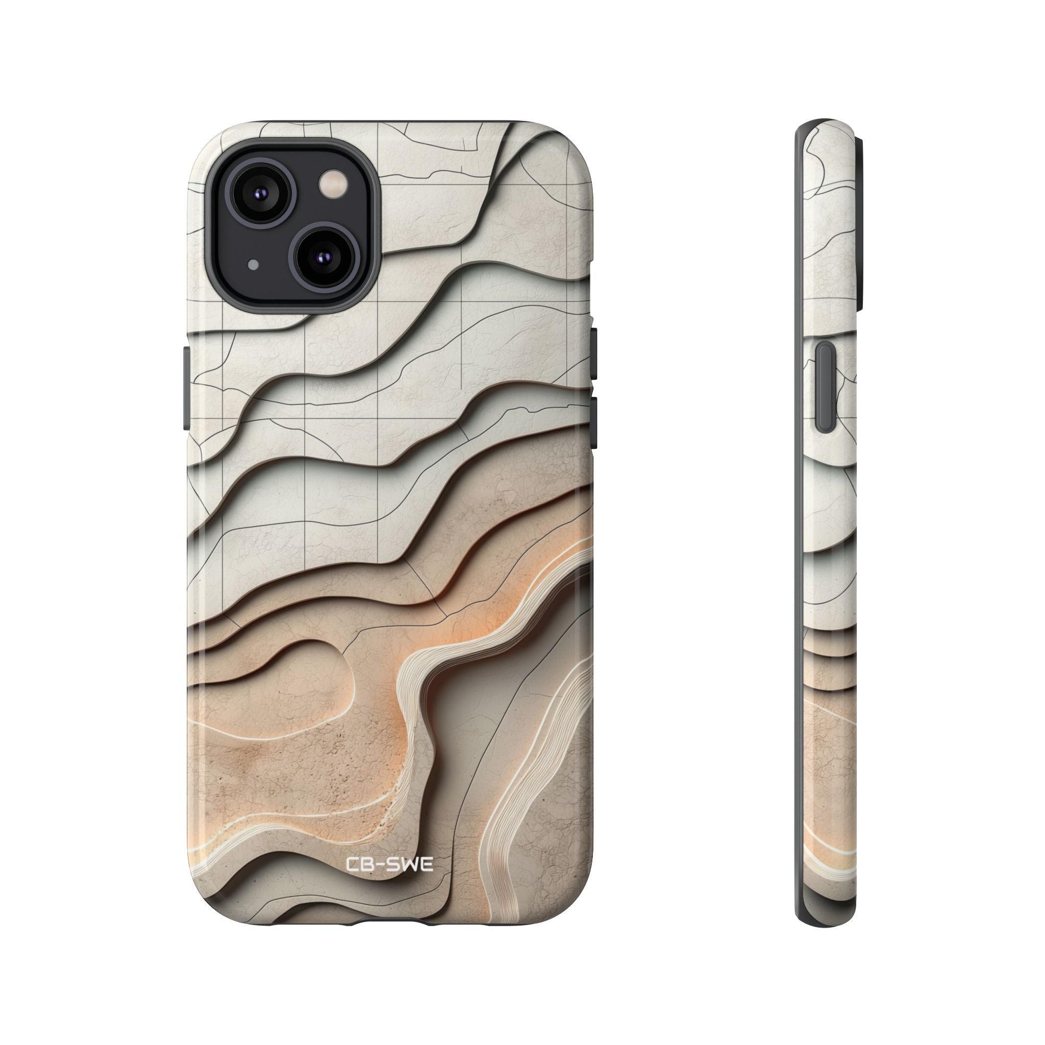 Waves Embrace Earth - iPhone Case