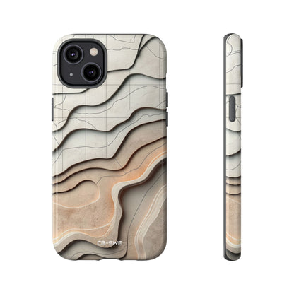 Waves Embrace Earth - iPhone Case