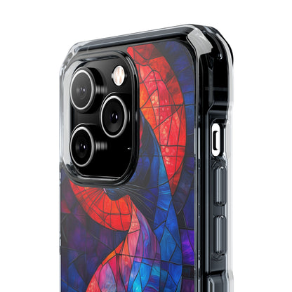 Cat Silhouettes Glow iPhone Case - Impact