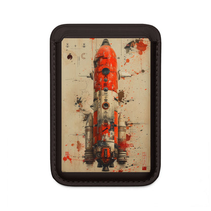 Crimson Rocket Portemonnee – MagSafe Klaar