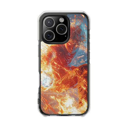 Flames Dance Wildly iPhone Case - Impact