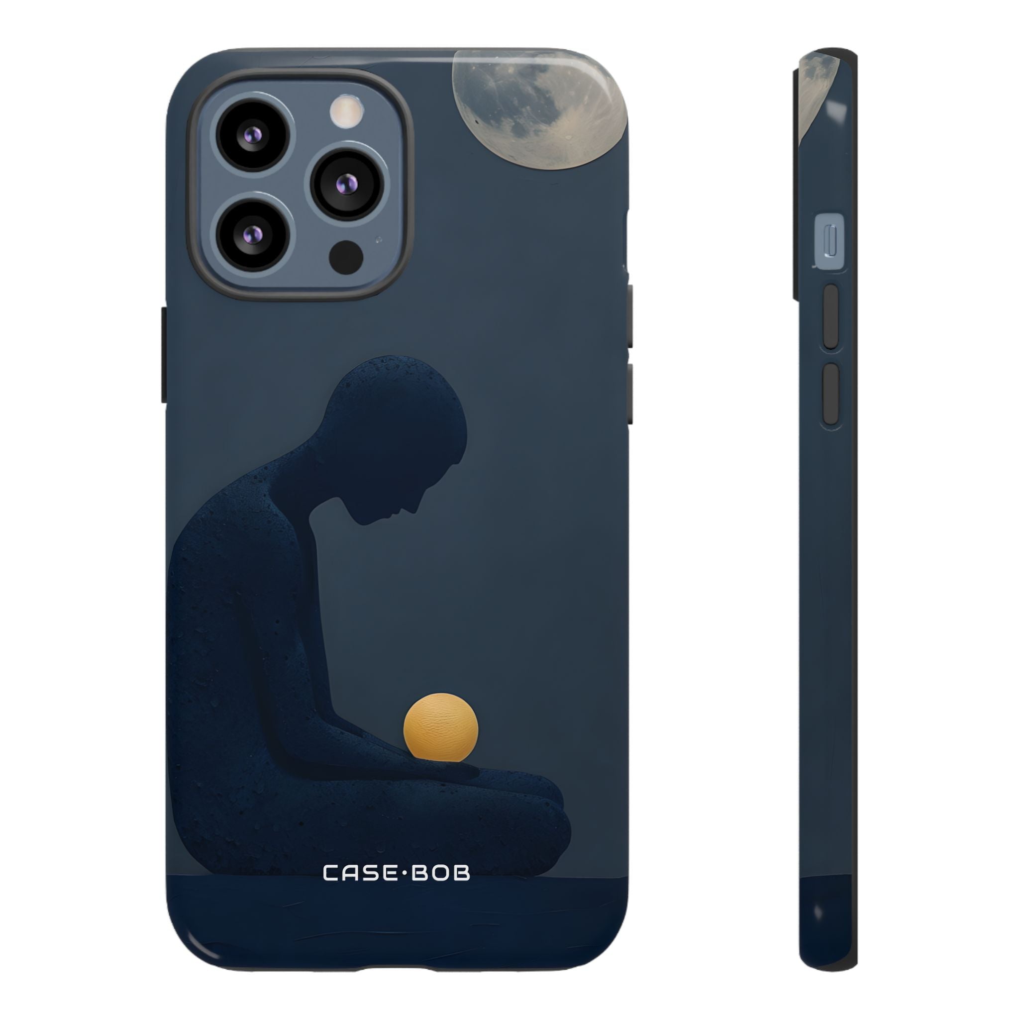 Moonlit Contemplation iPhone 13 Pro Max Case - Tough